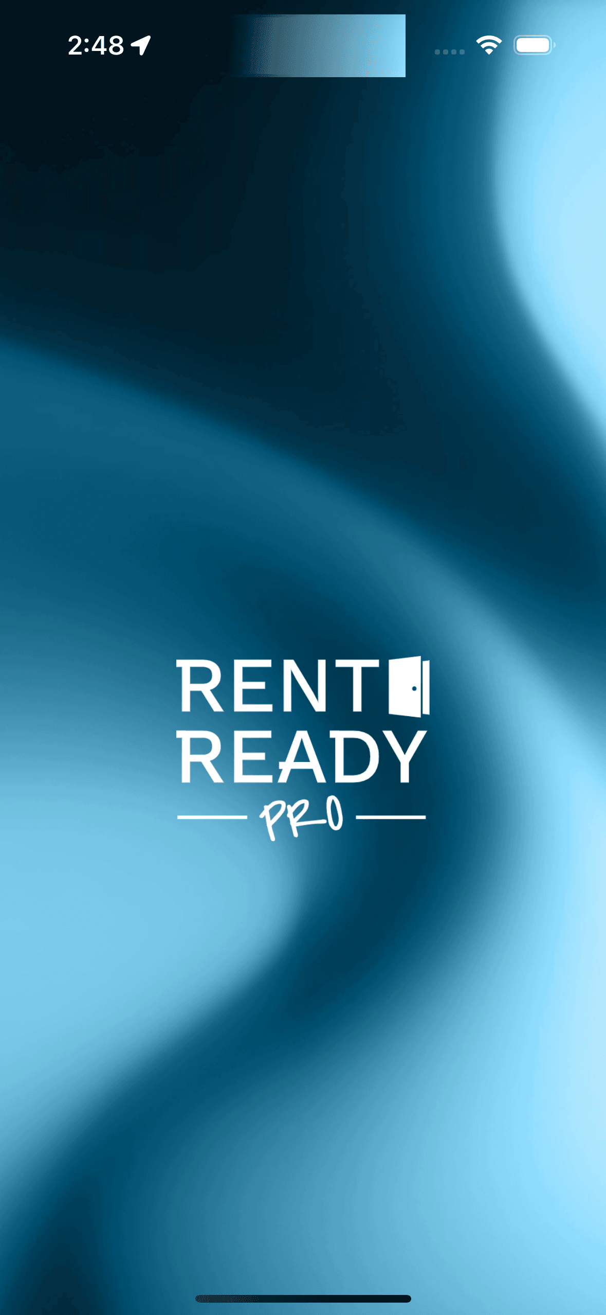 Rent Ready Pro mobile app splash screen